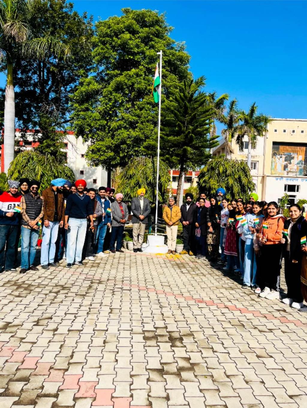 Republic Day was celebrated with full enthusiasm at Sikh National College Banga